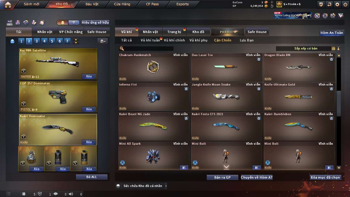 shop acc cf uy tin gia re